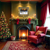 Fine Oleograph on Canvas of Sheep in a Wintry Twilight Landscape after Farquharson