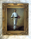 Fine Lithograph on Canvas of a Champion Fencer