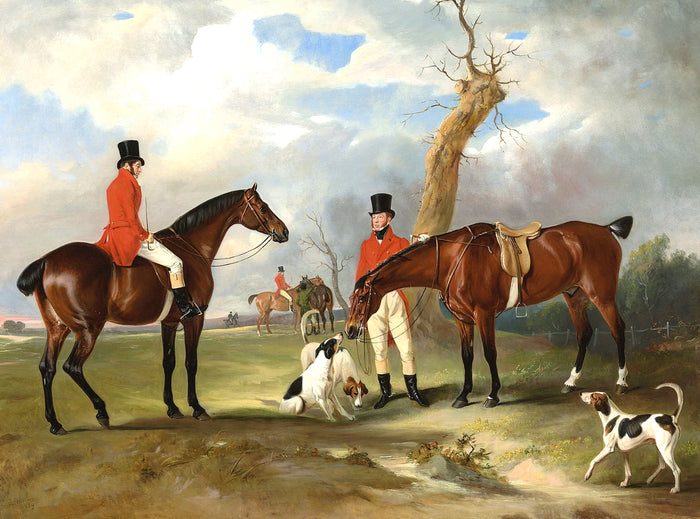 Fine Oleograph on Canvas - The Quorn Hunt