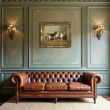 Fine Oleograph on Canvas - A Pair of Foxhounds "Barmaid" and "Ringlet"