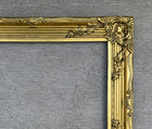 Fine Large Ornate Rococo Gilt Wood & Gesso Gallery Picture Frame