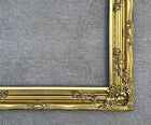 Fine Large Ornate Rococo Gilt Wood & Gesso Gallery Picture Frame