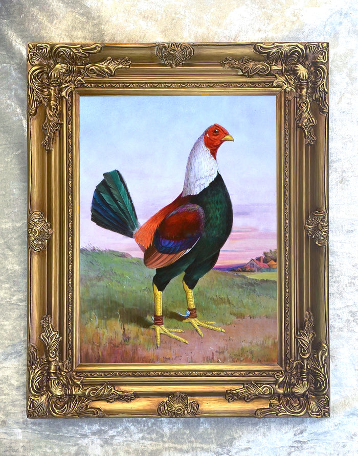 Gilt Framed Oleograph of a 