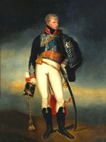 Duke of Cumberland in Light Dragoon Uniform - Fine Portrait Oleograph on Canvas