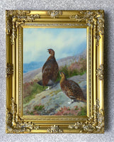 Grouse on a Moor - Fine Lithograph on Canvas aft. Thorburn