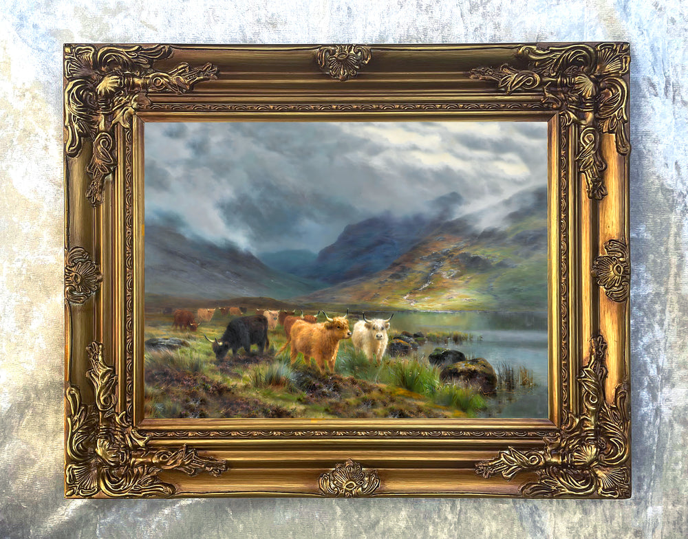In The Highlands - Fine Lithograph on Canvas after Bosworth Hurt