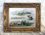 Fine Oleograph on Canvas - The 1912 Grand National