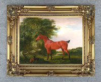 Oleograph on Canvas of an "Egyptian Pony" aft. the original by John Ferneley