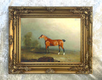 Fine Oleograph on Canvas of a Bay Landscape in a Landscape aft. Benjamin Marshall