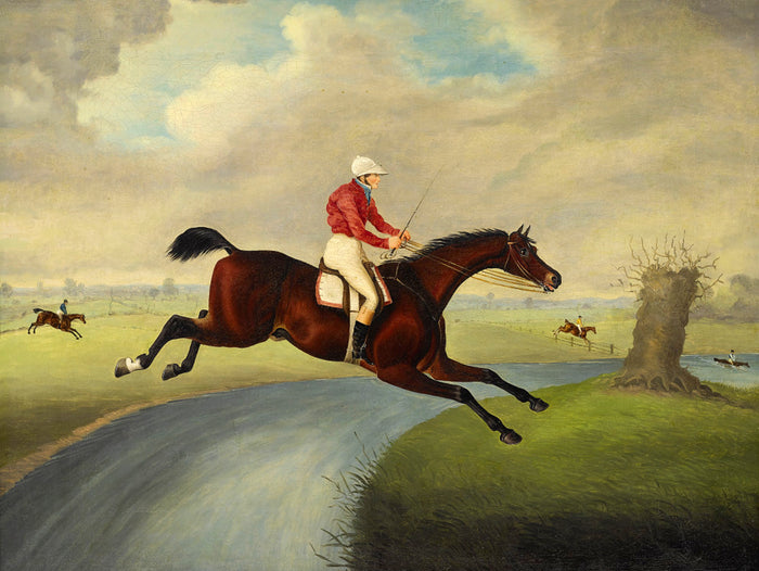 Oleograph on Canvas of a Racehorse 