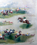Fine Oleograph on Canvas - The 1912 Grand National