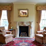 Fine Oleograph on Canvas - A Bay Racehorse in a Stall aft. Frank Paton