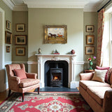 Fine Oleograph on Canvas of a Bay & Chestnut in a Wooded Landscape