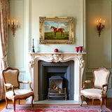 Fine Oleograph on Canvas - The Racehorse "Regulus" with Jockey up