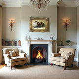 Fine Gilt Framed Lithograph of a Bay Racehorse in a Stable - aft. Edwin Douglas