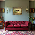 Oleograph on Canvas of "Bay Horse Stabled"