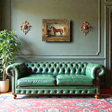 Gilt Framed Oleograph of  a Bay Horse in a Stable after Ferneley