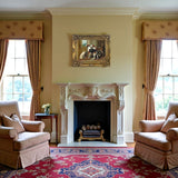 Gilt Framed Oleograph on Canvas- Foxhounds in a Stable after the original by John Emms