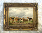 Fine Oleograph on Canvas - The Rufford Hounds