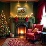 Fine Oleograph on Canvas of Huntsmen & Hounds "Over the Hedge"