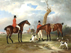 Oleograph on Canvas of "The Quorn Hunt"
