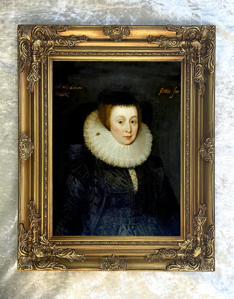 Fine Jacobean Lithograph Portrait of Lady Emily Howard