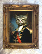 A High Ranking Officer- Lithograph of a Military Character Cat