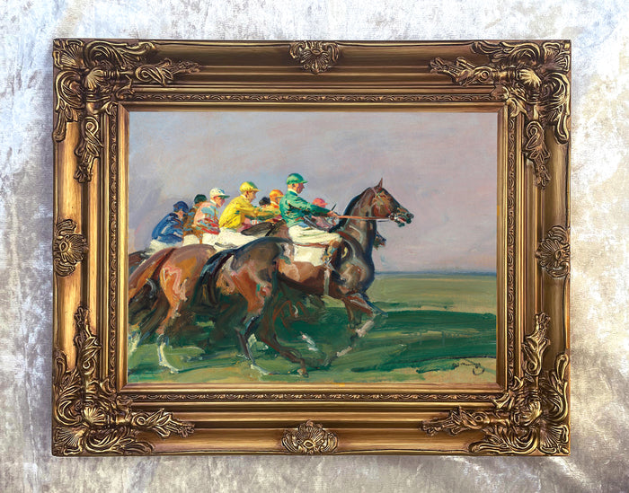 Fine Lithograph on Stretched Canvas of 