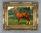 Oleograph on Canvas of a Hunter after Munnings