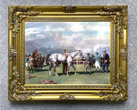 Fine Lithograph on Canvas "The Racehorse Mahmoud" after Alfred Munnings