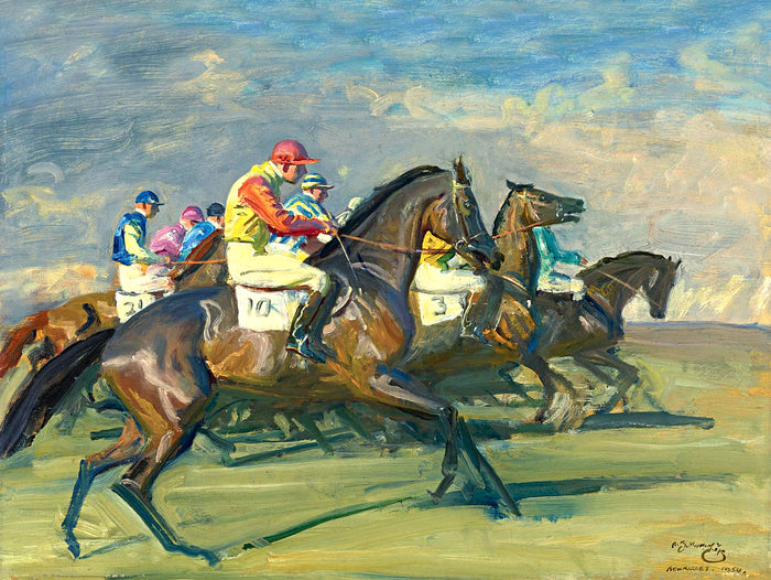 Fine Lithograph on Stretched Canvas of 