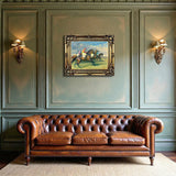 Fine Lithograph on Stretched Canvas of "After The Start at Newmarket" - Alfred Munnings