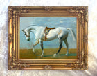 Fine Oleograph on Canvas of  a Dapple Grey Horse aft. Munnings