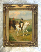 Fine Oleograph on Canvas of Napoleon on Marengo 1812