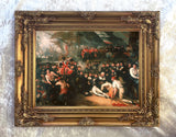 Fine Oleograph on Canvas - The Death of Nelson aft. Benjamin West