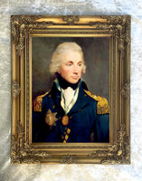 Fine Portrait of Admiral Horatio Nelson - Oleograph on Canvas