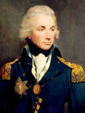 Fine Portrait of Admiral Horatio Nelson - Oleograph on Canvas