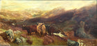 Superb C19th Victorian Oil on Canvas - Highland Cattle Grazing circle of Louis Bosworth Hurt  SOLD