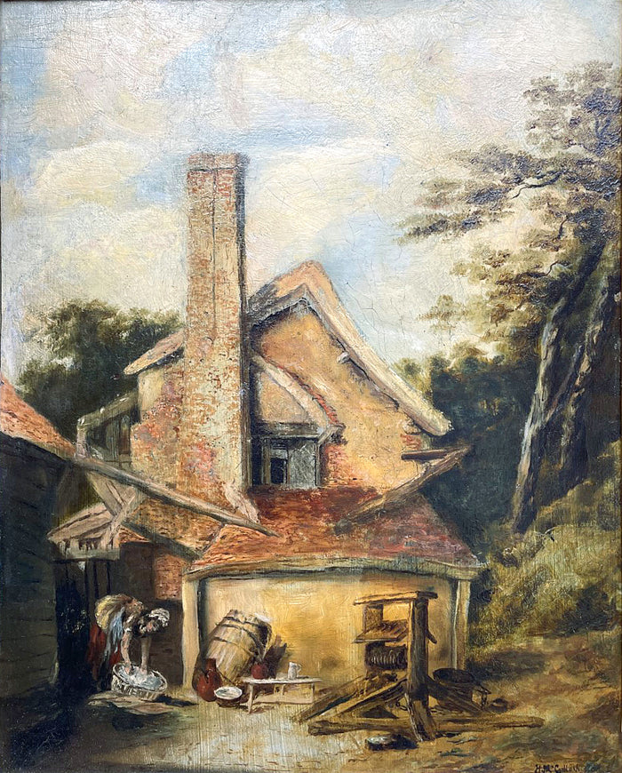 Superb Early C19th Scottish School Oil on Canvas - The Woodland Cottage - Horatio McCulloch (1805-1867) SOLD