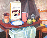 Excellent Vintage Impressionist C20th Oil on Canvas - The Breakfast Table - K.Miller SOLD
