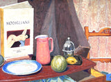 Excellent Vintage Impressionist C20th Oil on Canvas - The Breakfast Table - K.Miller SOLD