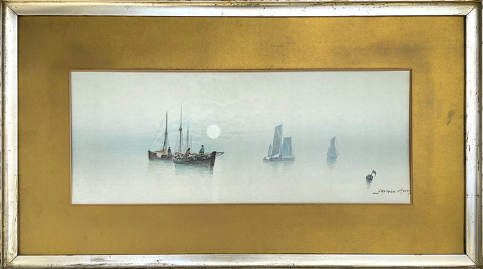 Fine Early C20th Nautical Watercolour by Garman Morris - 