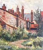 Excellent Early C20th English Impressionist Oil on Canvas Board of a Country Cottage SOLD