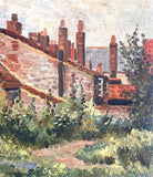 Excellent Early C20th English Impressionist Oil on Canvas Board of a Country Cottage SOLD