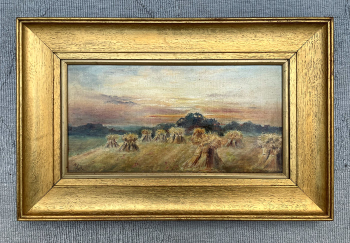 Fine Early C20th Edwardian Oil on Artists Board - 