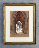 Superb Mid C19th Victorian Orientalist Watercolour - Arabic Street Scene SOLD