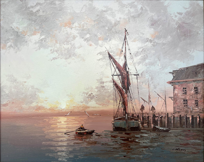A Fine Vintage Mid C20th Impressionist Oil on Canvas - Shipping in Port SOLD