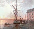 A Fine Vintage Mid C20th Impressionist Oil on Canvas - Shipping in Port SOLD