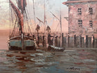 A Fine Vintage Mid C20th Impressionist Oil on Canvas - Shipping in Port SOLD