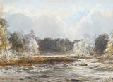 Fine C19th Victorian Watercolour -  The River Stour - by Edmund Morison Wimperis 1896